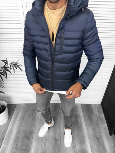 Geaca barbati, bleumarin 5208 123-4