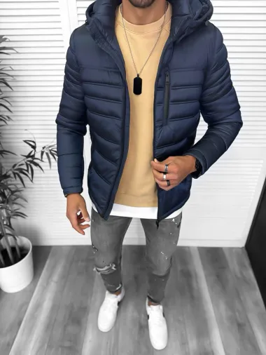 Geaca barbati, bleumarin 5208 123-4