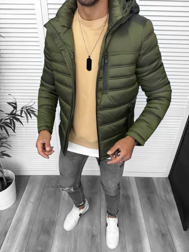 Geaca barbati, kaki 5208 53-1