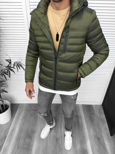 Geaca barbati, kaki 5208 53-1