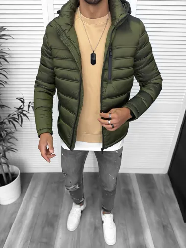 Geaca barbati, kaki 5208 53-1