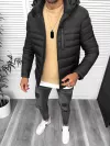 Geaca barbati, neagra 5208