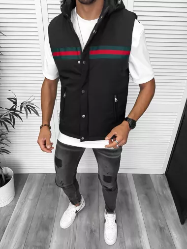 Vesta barbati casual, neagra 5222 51-4