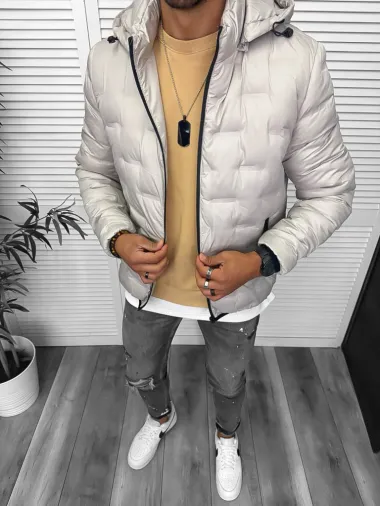 Geaca barbati, bej 5226 T13