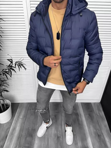 Geaca barbati, bleumarin 5226