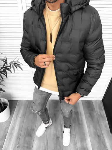 Geaca barbati, neagra 5226