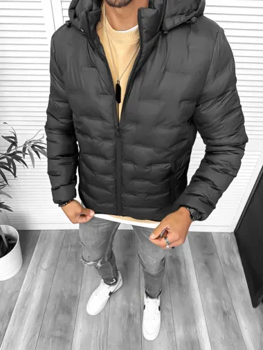 Geaca barbati, neagra 5226 T12