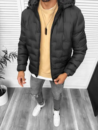 Geaca barbati, neagra 5226 T12