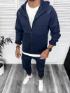 Trening barbati slim fit Pantaloni + Hanorac bleumarin 13348 41-1.1
