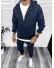Trening barbati slim fit Pantaloni + Hanorac bleumarin 13348 O3-3.2