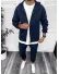 Trening barbati slim fit Pantaloni + Hanorac bleumarin 13348 O3-3.2