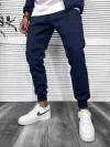 Trening barbati slim fit Pantaloni + Hanorac bleumarin 13348 41-1.1