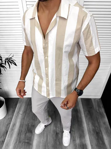 Camasa barbati de vara, maneca scurta CU MIC DEFECT DEF13340 O1-3.1