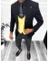 Costum barbati slim fit negru, 3 piese 13313