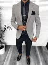 Costum barbati slim fit negru, 3 piese 13315