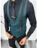 Vesta barbati eleganta slim fit, verde, 13256 D2-2.3