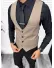 Vesta barbati eleganta slim fit, bej 13257 34-3.3 Vesta barbati eleganta slim fit, bej 13257 34-3.3