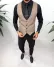 Vesta barbati eleganta slim fit, bej 13257 34-3.3 Vesta barbati eleganta slim fit, bej 13257 34-3.3