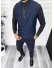 Vesta barbati eleganta slim fit, bleumarin, 13218