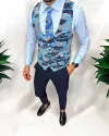 Vesta barbati eleganta slim fit, camuflaj , 13220