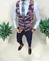 Vesta barbati eleganta slim fit, camuflaj , 13221