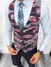 Vesta barbati eleganta slim fit, camuflaj , 13221
