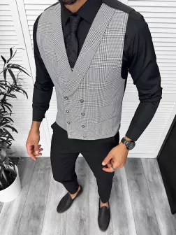 Vesta barbati eleganta slim fit, 13227