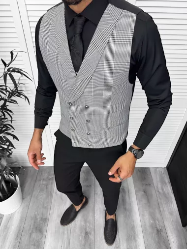 Vesta barbati eleganta slim fit, 13227