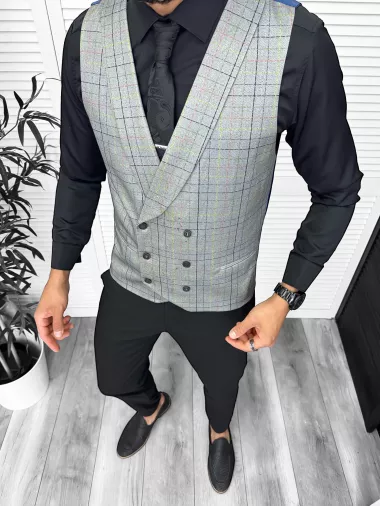 Vesta barbati eleganta slim fit, 13228