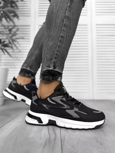 Adidasi barbati casual negri 2568 T5-3