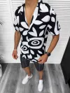 Compleu de vara camasa imprimeu + pantaloni 13234