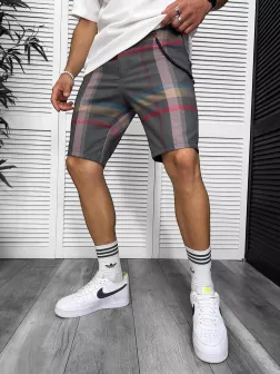 Pantaloni scurti casual carouri 13327 D4-3.3