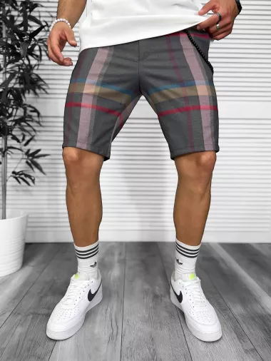 Pantaloni scurti casual carouri 13327 D4-3.3