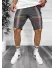 Pantaloni scurti casual carouri 13327 D4-3.3
