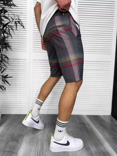 Pantaloni scurti casual carouri 13327 D4-3.3