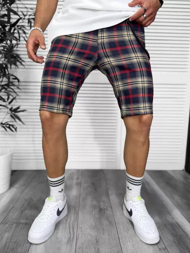 Pantaloni scurti casual carouri 13329 D4-1.3