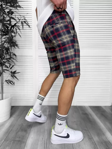 Pantaloni scurti casual carouri 13329 D4-1.3