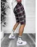 Pantaloni scurti casual carouri 13329 D4-1.3