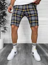 Pantaloni scurti casual carouri 13330