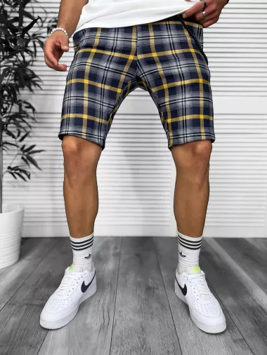 Pantaloni scurti casual carouri 13330 D6-2.1