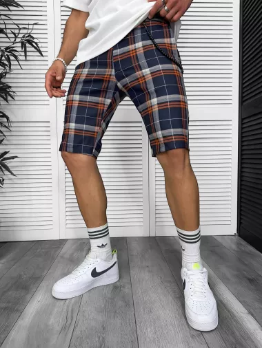 Pantaloni scurti casual carouri 13331