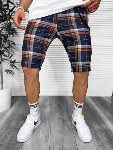 Pantaloni scurti casual carouri 13331 D4-1.3