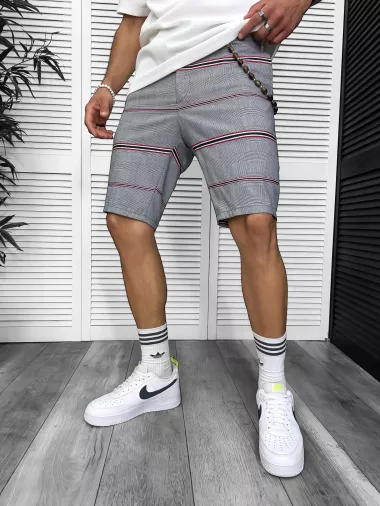 Pantaloni scurti casual carouri 13332