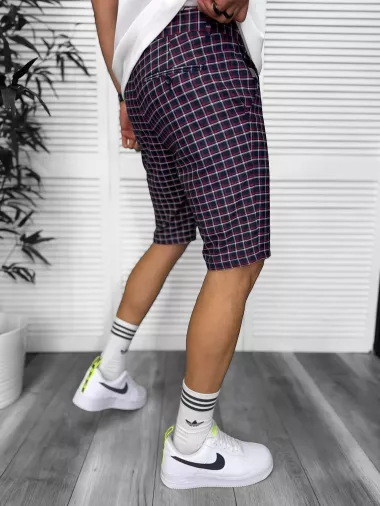 Pantaloni scurti casual carouri 13334 D4-3.2