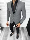 Costum barbati slim fit sacou, pantaloni camasa 13199