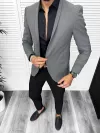 Costum barbati slim fit sacou, pantaloni camasa 13199