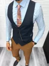 Compleu barbati Vesta + Pantaloni Lant si cravata cadou 13209