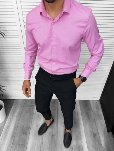 Camasa barbati BATAL roz 13214