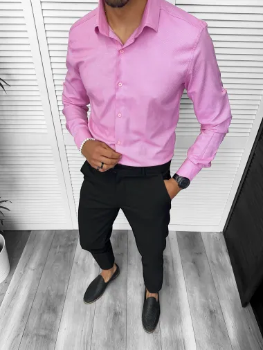 Camasa barbati BATAL roz 13214
