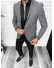 Sacou barbati slim fit gri CK023 P18-4.1